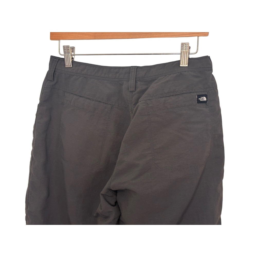 The North Face Womens Pants 10 Gray Hiking Outdoor Capri Crop Gorpcore - Picture 3 of 12